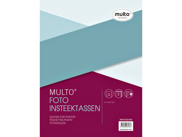 Fototas Multo A4 23r 2 vaks 148x210mm pp mat 10st