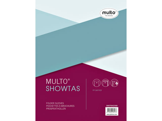 Showtas Multo A3 23r PP 0.08mm dwars 10 stuks