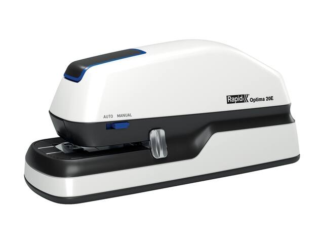 Nietmachine elektr Rapid optima 20 zwart zilver