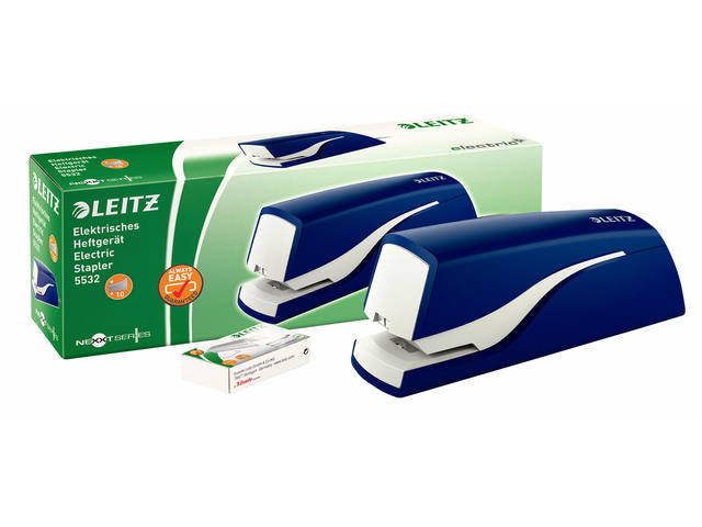 Nietmachine Leitz Nexxt 10 vel blauw