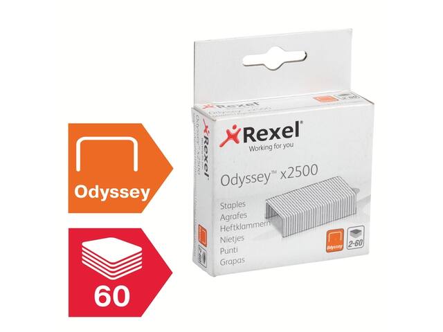 Nieten Rexel Odyssey verzinkt 2500st