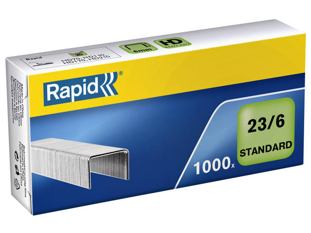 Nieten Rapid 23/6 gegalv standaard 1000st