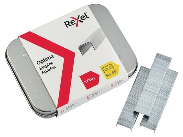 Nieten Rexel optima 26/6 nr 56 gegalv