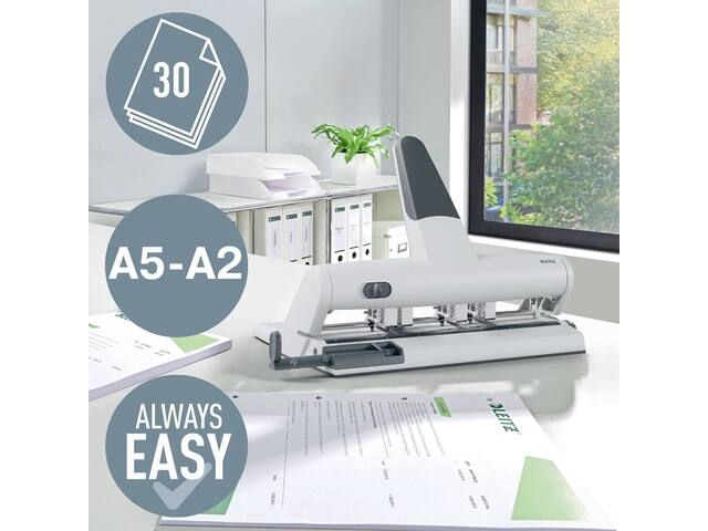 Perforator Leitz 5114 AKTO variabele multi zilver