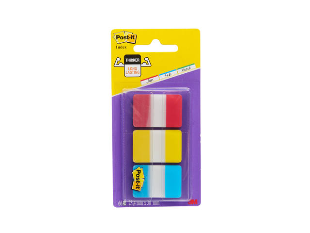 Indextabs Post-it 686RYB 25.4x38.1mm strong ass