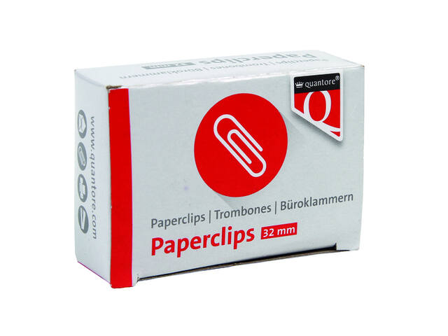 Paperclip Quantore R2 32mm kort