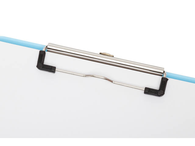 Klembord MAUL A4 staand transparant PS neon blauw