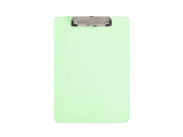 Klembord MAUL A4 staand transparant PS neon groen