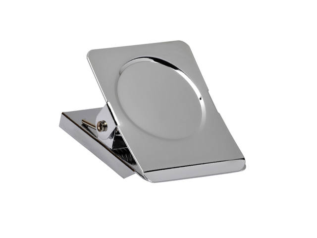 Papierklem MAUL magnetisch vierkant 40mm zilver