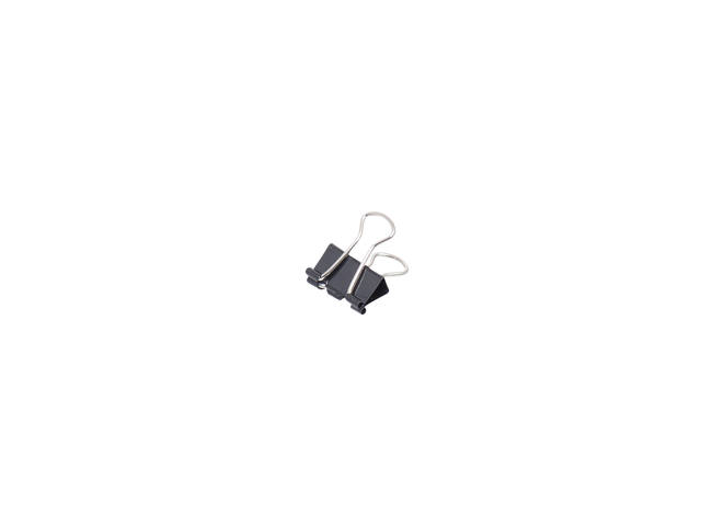 Papierklem MAUL 213 foldback 13mm zwart 12 stuks