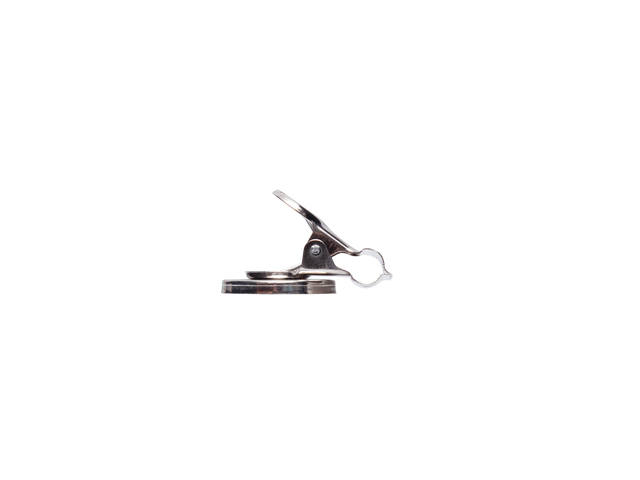 Papierklem MAUL Bulldog magneet 40mm zilver 2st