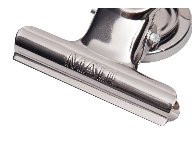 Papierklem MAUL Bulldog magneet 52mm zilver 2st