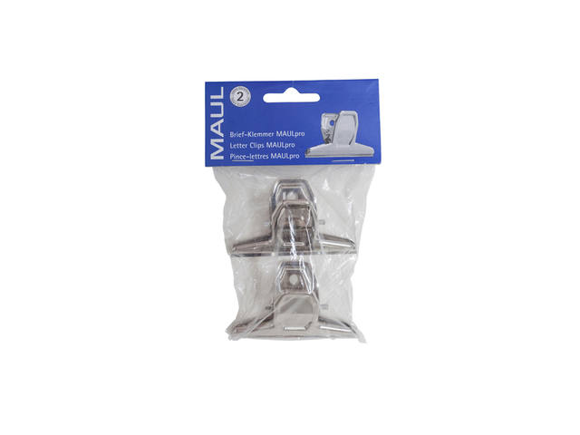 Papierklem MAUL Pro 75mm zilver