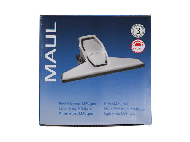 Papierklem MAUL Pro 125mm nikkel