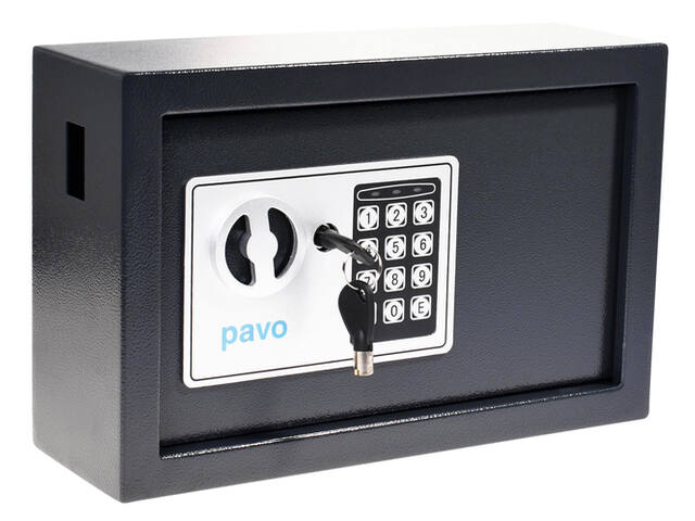 Sleutelkast Pavo security 20 haken donkergrijs