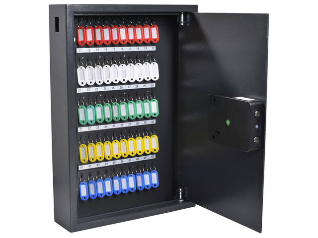 Sleutelkast Pavo security 50 haken donkergrijs