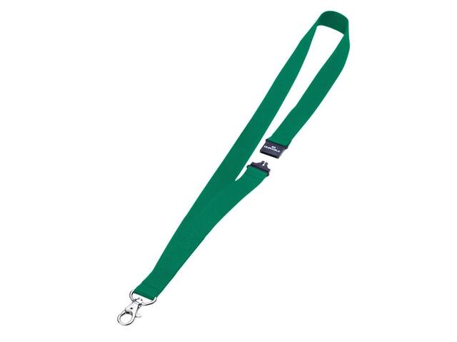 Textielkoord Durable 8137 karabijnhaak groen