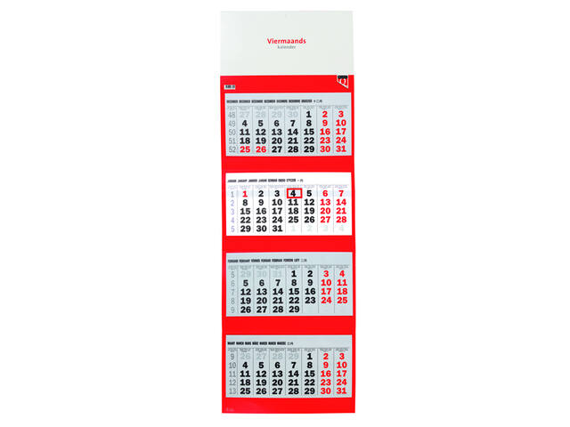4-maandskalender 2027 Quantore