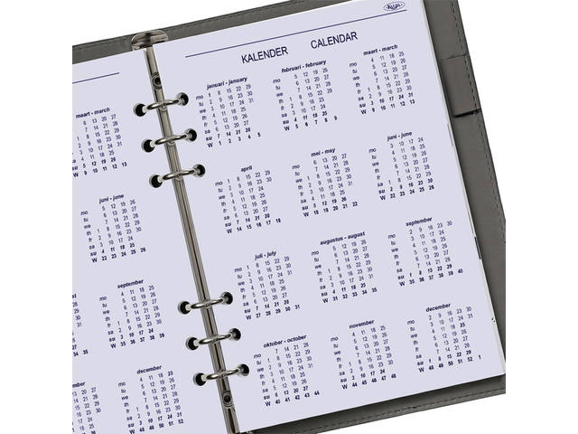 Agendavulling 2027 Kalpa A5 1dag/1pagina