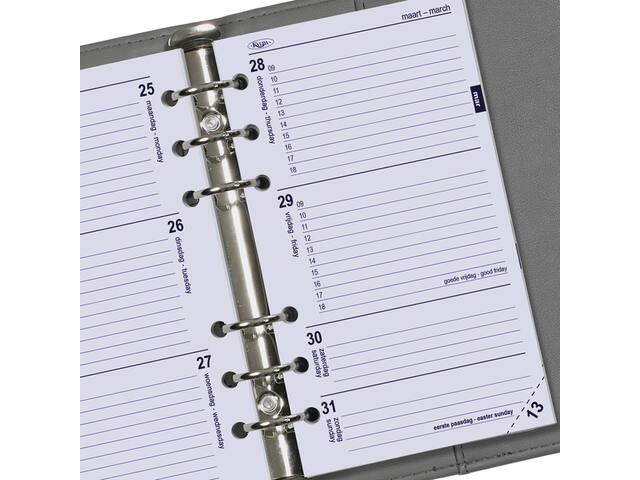 Agendavulling 2027 Kalpa Personal 7dagen/2pagina s