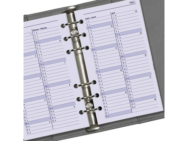 Agendavulling 2027 Kalpa Personal 7dagen/2pagina s
