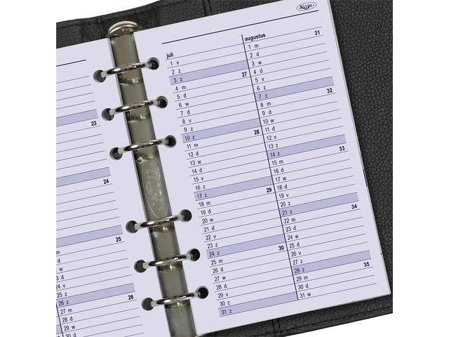 Agendavulling 2027 Kalpa Senior 1dag/1pagina