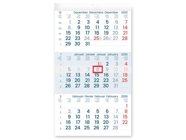 3-Maandskalender 2027 INNI Manager