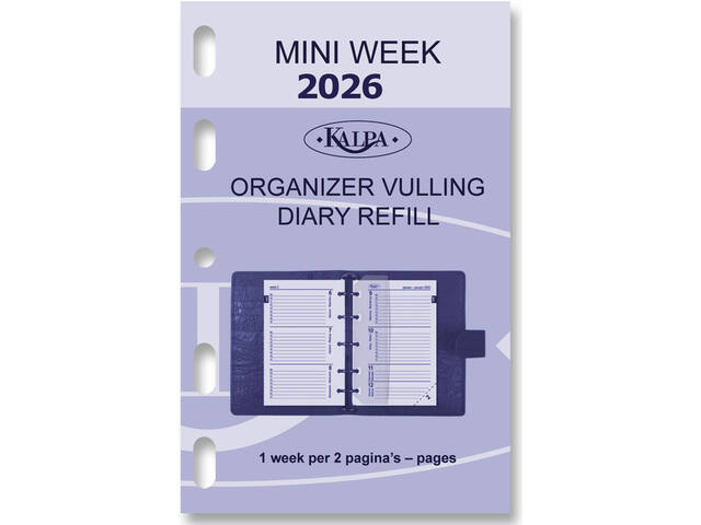 Agendavulling 2027 Kalpa Mini 7d/2p