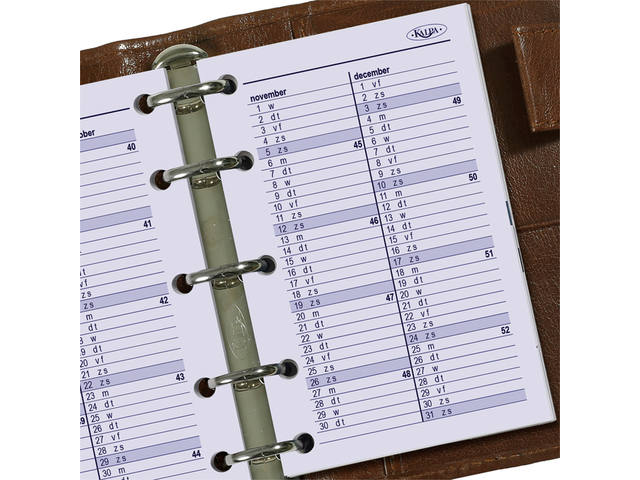 Agendavulling 2027 Kalpa Mini 7d/2p