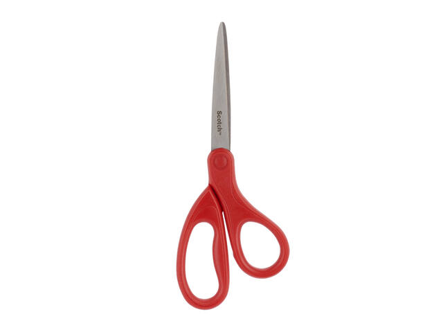 Schaar Scotch 18cm universeel rood blister
