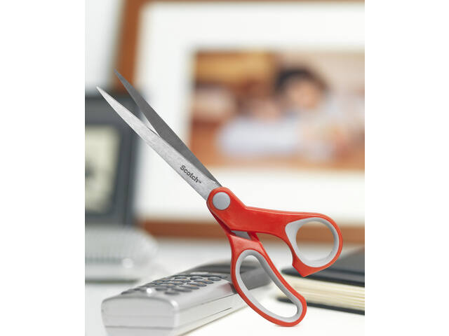 Schaar Scotch 18cm comfort rood blister