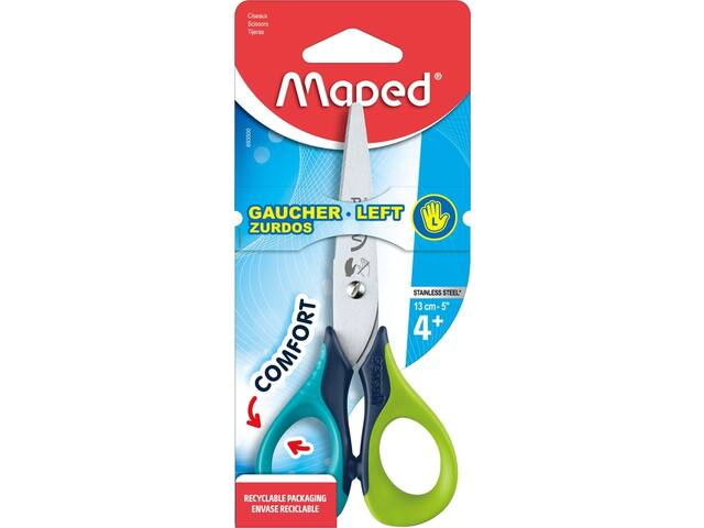 Kinderschaar Maped Sensoft 13cm linkshandig
