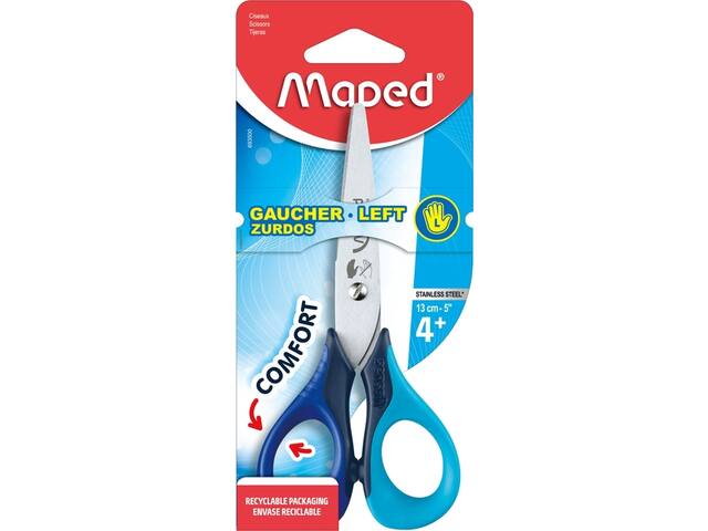 Kinderschaar Maped Sensoft 13cm linkshandig