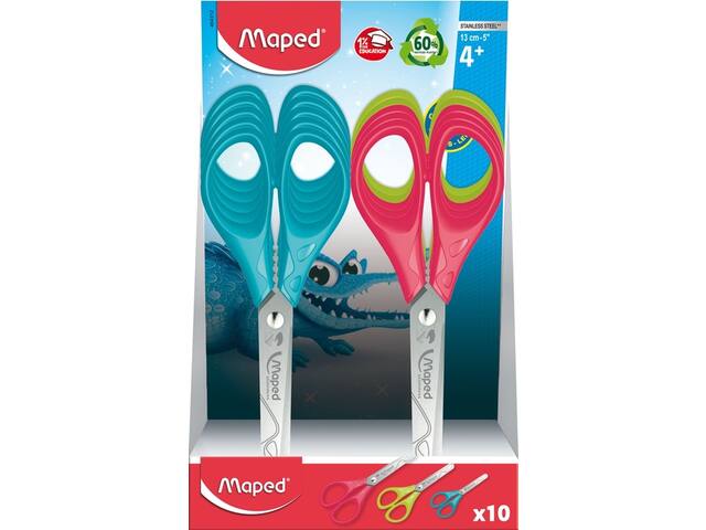 Kinderschaar Maped Essentials 13cm links 10st