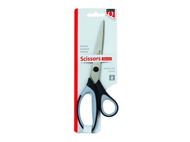 Schaar Quantore 210mm titanium + soft grip handvat
