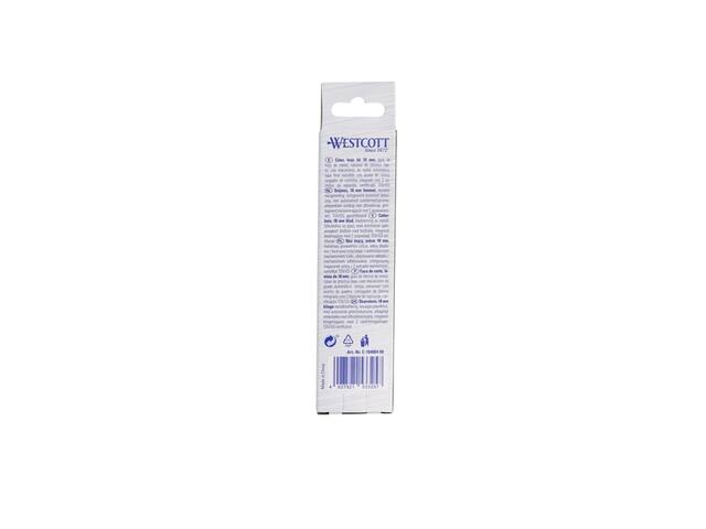 Snijmes Westcott premium 18mm schuif rood