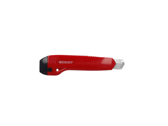 Snijmes Westcott premium 18mm schuif rood