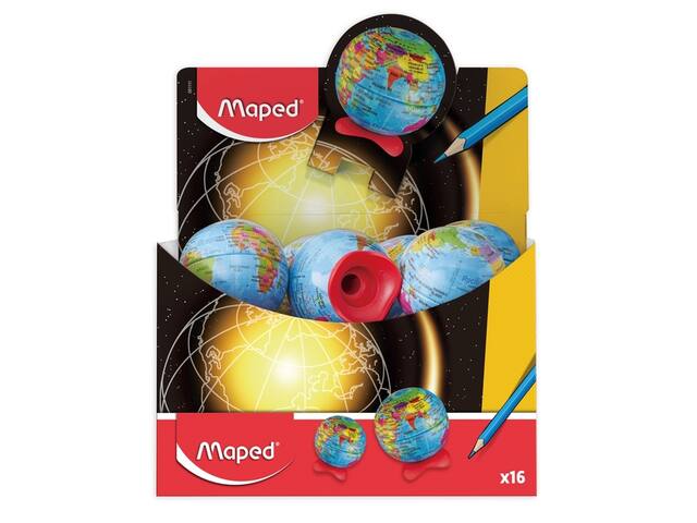 Puntenslijper Maped Globe display a 16 stuks