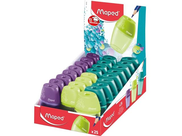 Puntenslijper Maped Shaker 1gaats display 25 stuks