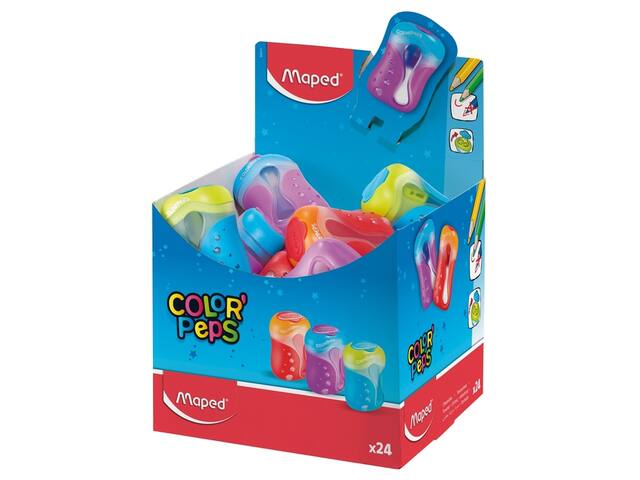 Puntenslijper Maped Color Peps 2gaats display 24st