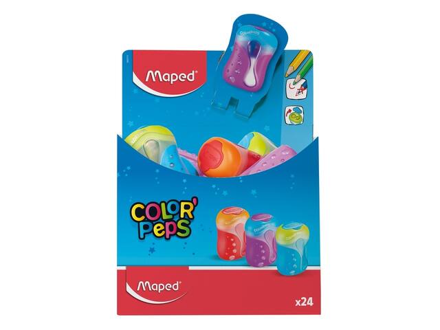 Puntenslijper Maped Color Peps 2gaats display 24st