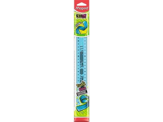 Liniaal Maped Twist  n Flex 30cm assorti