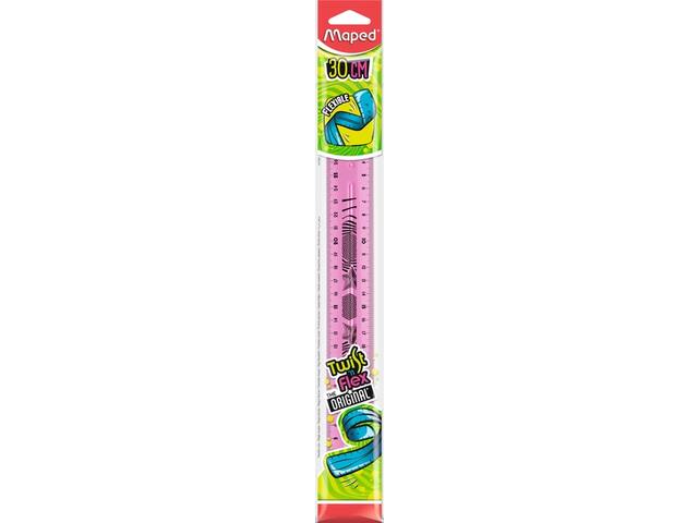 Liniaal Maped Twist  n Flex 30cm assorti