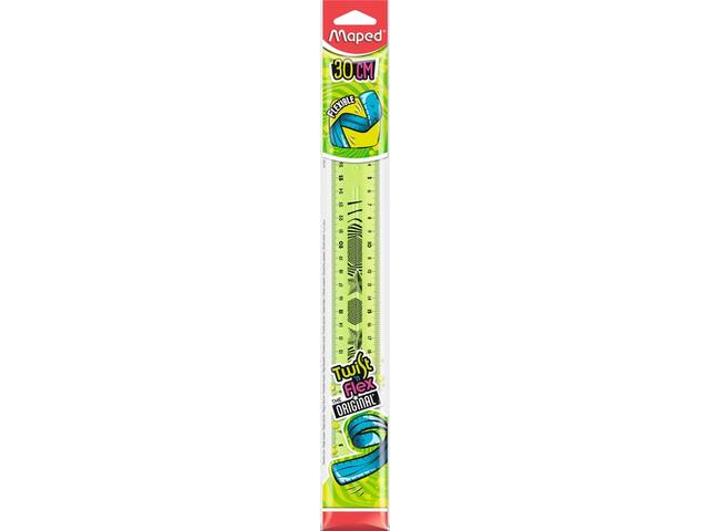 Liniaal Maped Twist  n Flex 30cm assorti