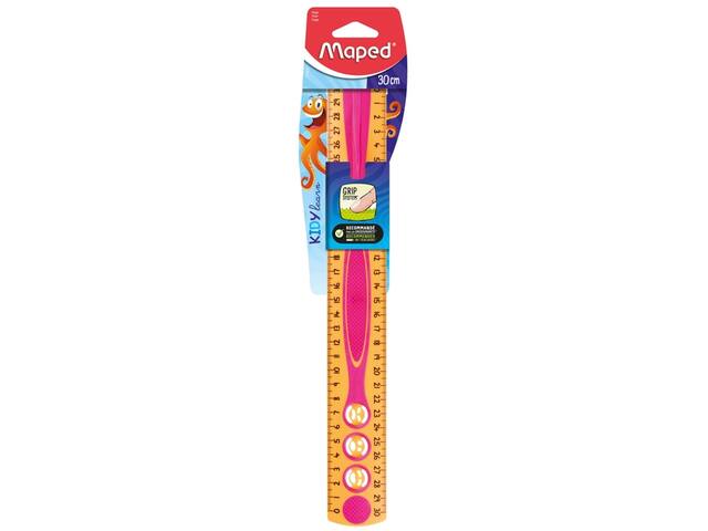 Liniaal Maped Kidy grip 30cm assorti
