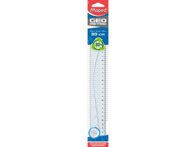 Liniaal Maped Geometric 30cm transparant