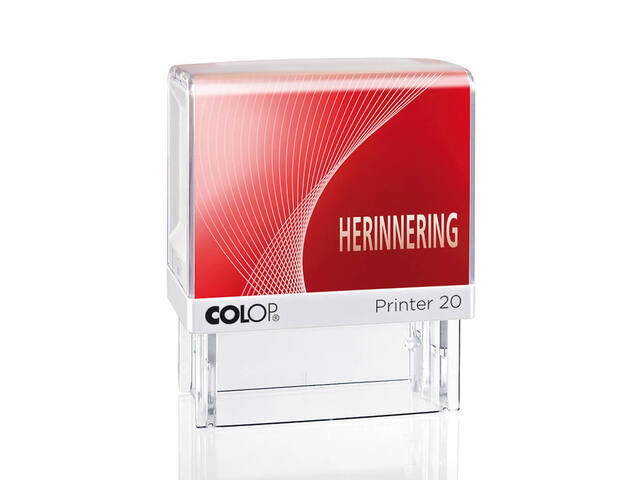 Tekststempel Colop Printer 20L herinnering