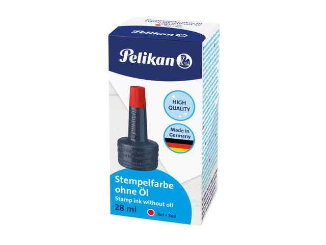 Stempelinkt Pelikan 4k rood