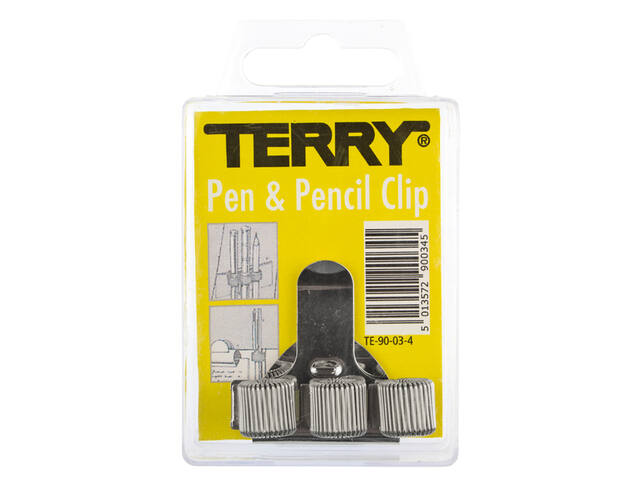 Penhouder Terry clip voor 3 pen/potlood