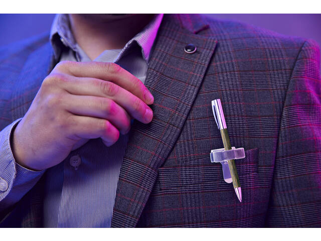 Penhouder Terry clip voor 3 pen/potlood
